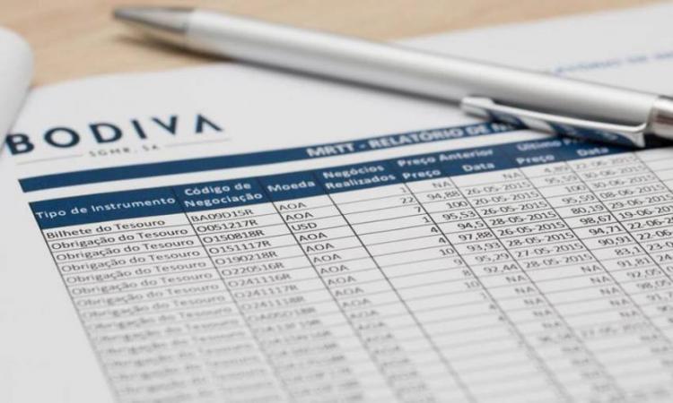 Negócios na BODIVA somam 779,50 mil milhões kz com alta de 1,09% em Janeiro