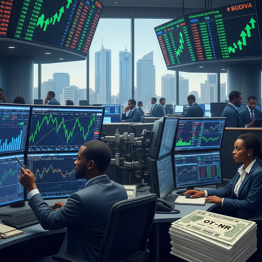 BODIVA: Volume Recorde em OT-NR Contrasta com Queda Generalizada