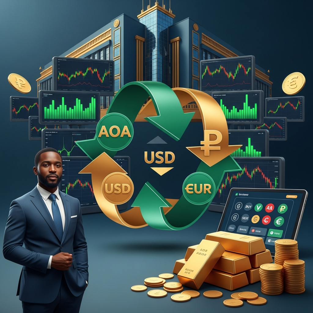 Volatilidade Cambial Persiste: Euro Cede, Rand Estável, Kinguila em Alta