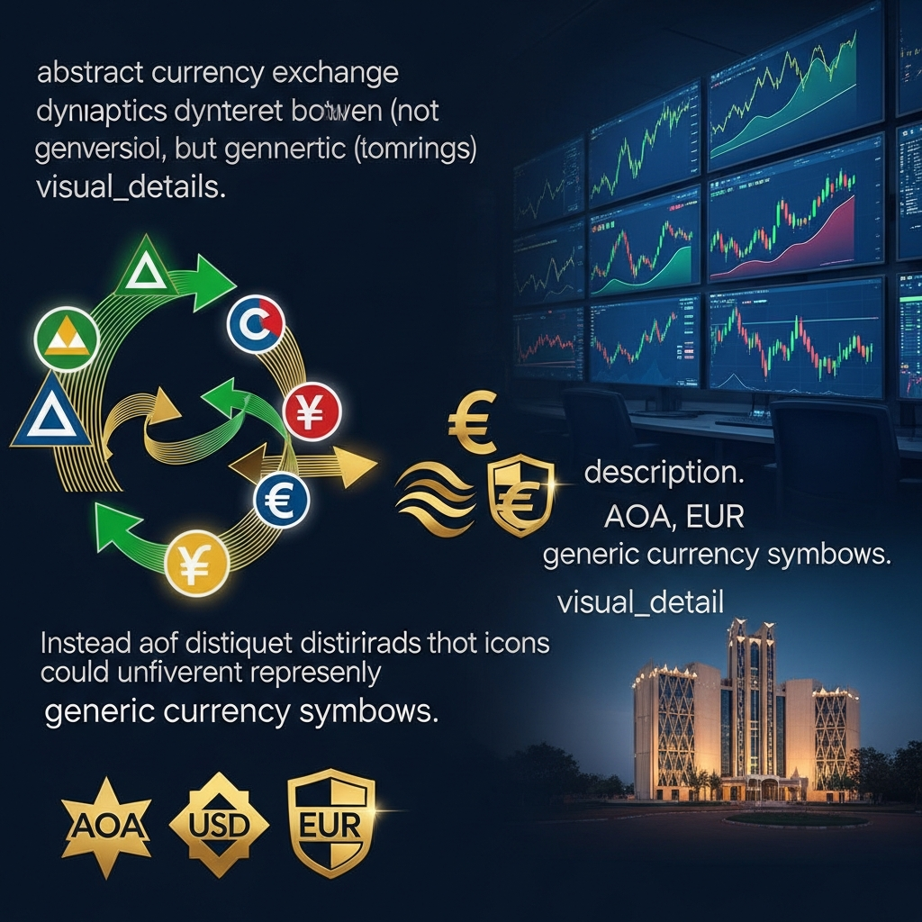 Taxas de Câmbio: BNA Mantém Moderação em Dólar e Euro, Kinguila Acentua Divergência