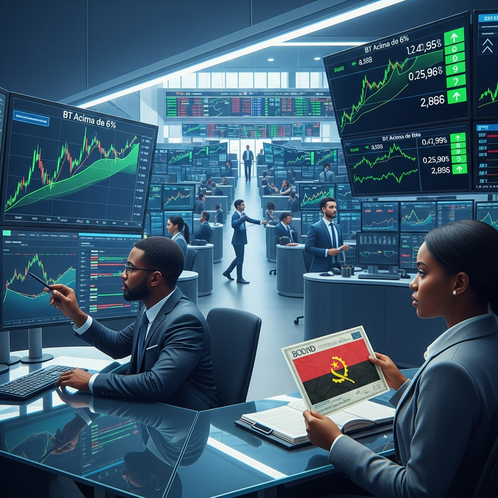 BODIVA: BT Acima de 6%, OT-NR Mistas em Sessão de Ajustes