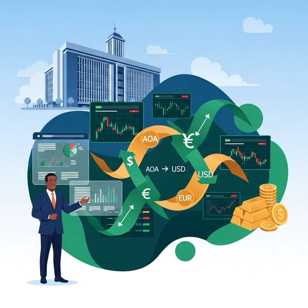 Câmbio: BNA Moderadamente Estável, Mercado Informal Mantém Prémio Elevado