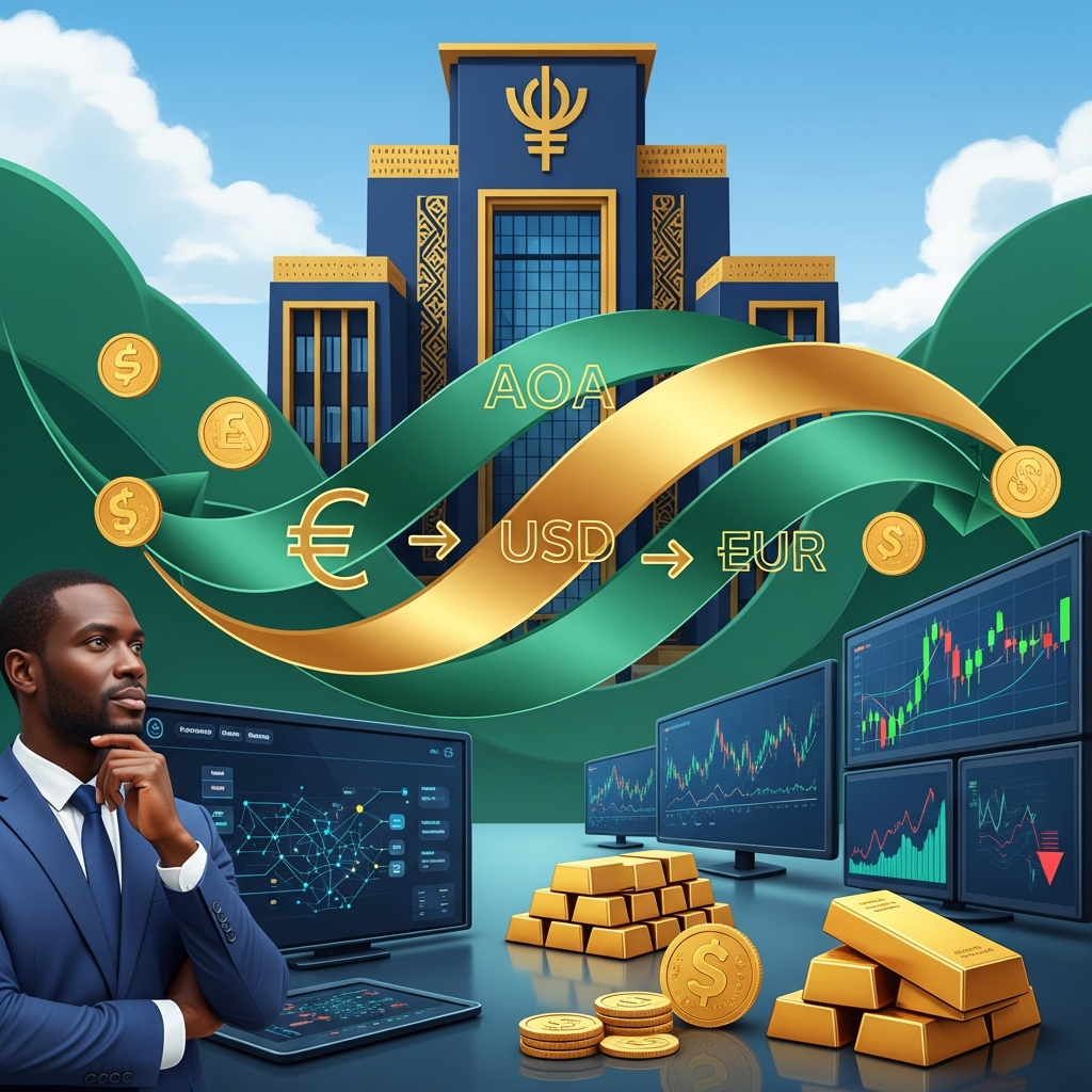 Volatilidade Persiste: AOA Estável Face ao Dólar, Desvaloriza-se Perante Várias Moedas