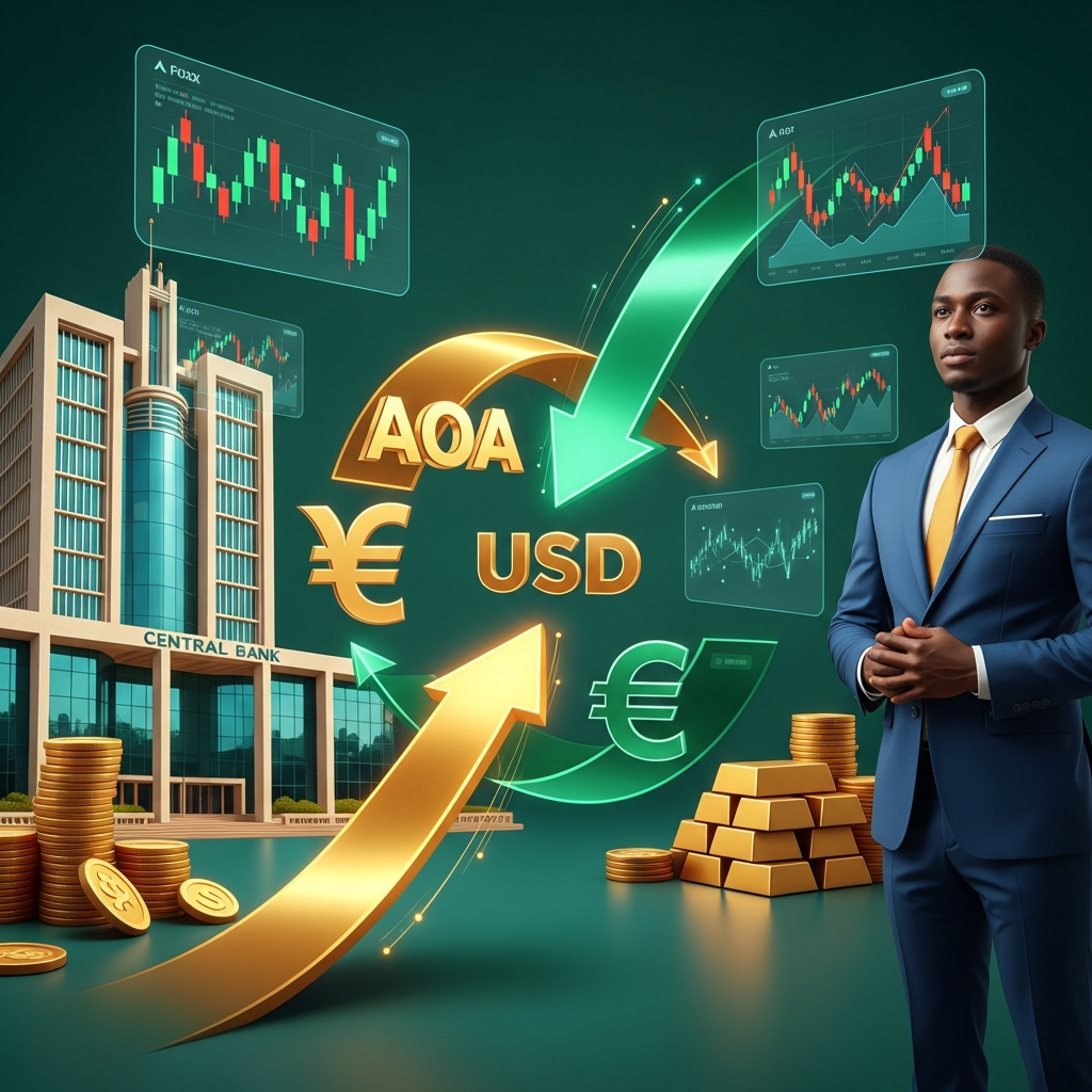 Taxas de Câmbio: BNA Contém USD, Euro Resiste no Paralelo