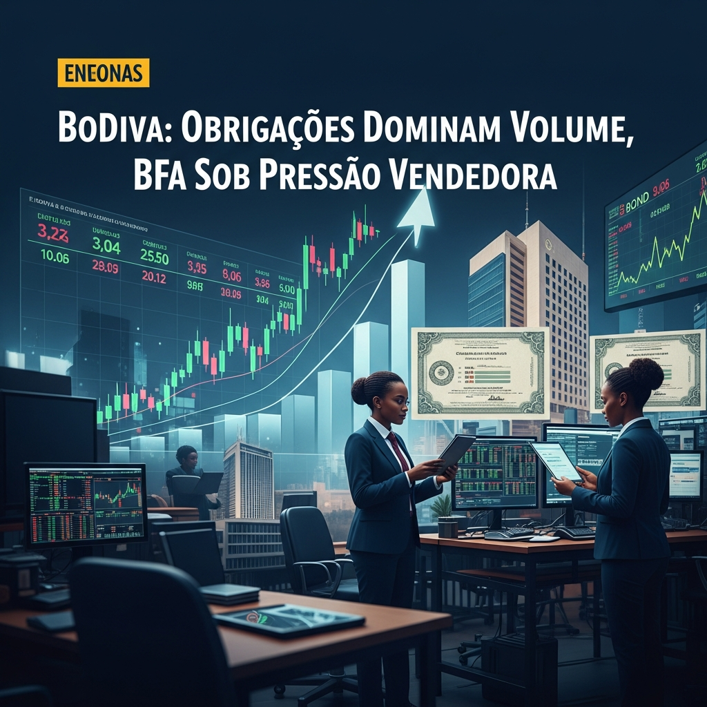 BODIVA: Obrigações Dominam Volume, BFA Sob Pressão Vendedora
