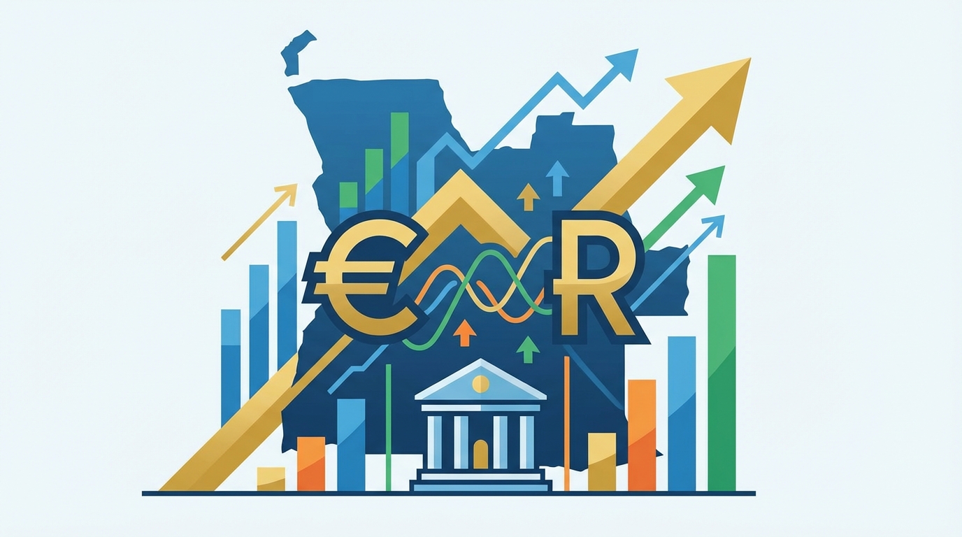 Taxas de Câmbio do BNA: Euro e Rand Sul-Africano Lideram Variações